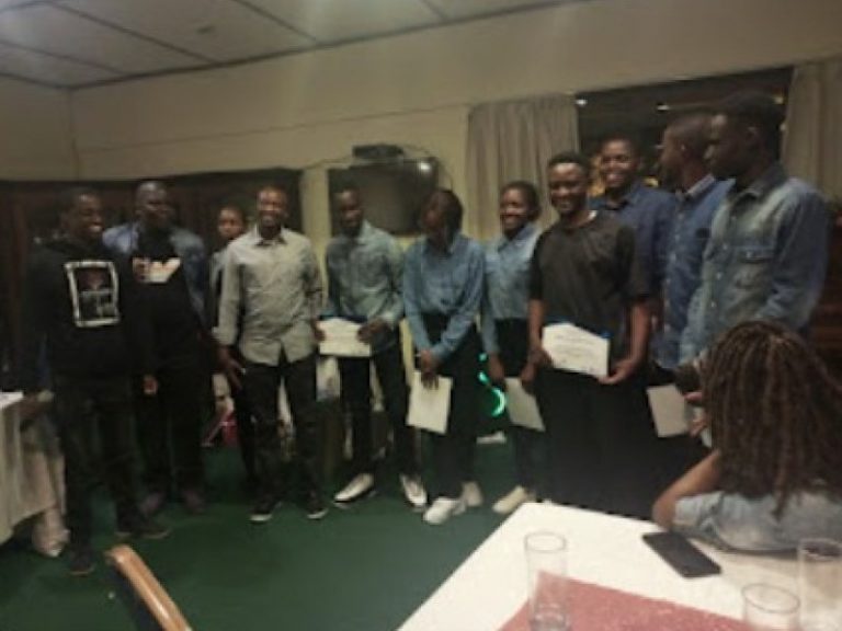 FutureTech Academy trainees receiving certificates
