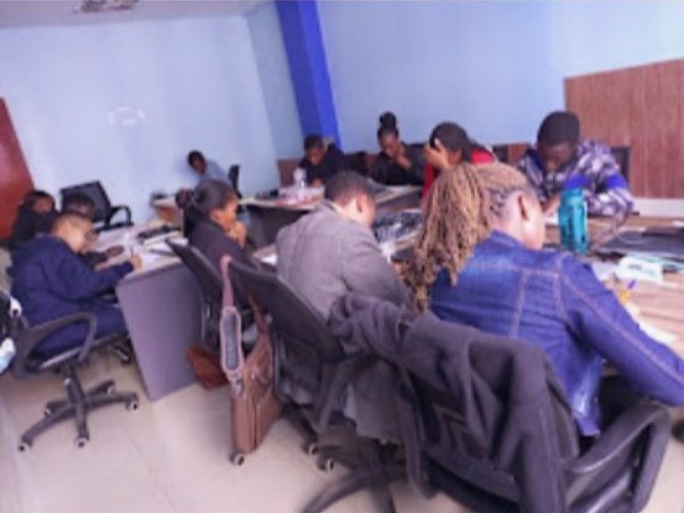 FutureTech Academy trainees collaborating