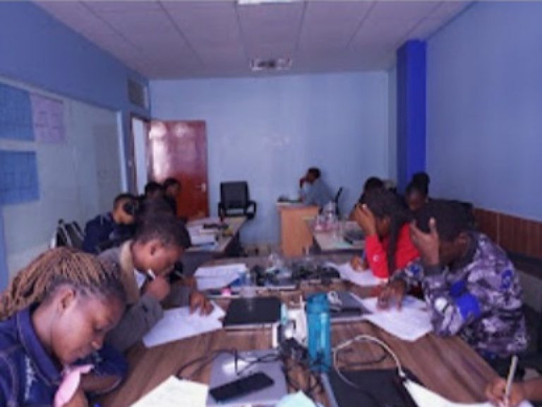 FutureTech Academy trainees in a classroom session